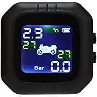 KKmoon TPMS Sistema de Monitoreo de Presión de Neumáticos de Moto- Presión de Neumáticos Manómetro de Motocicleta…